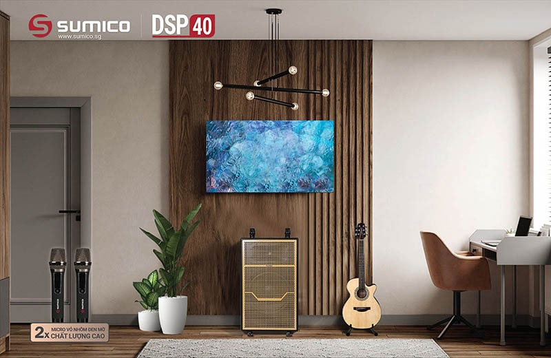 Ra mắt loa Sumico DSP40 công suất mạnh 600W, cấu hình “All-in-One”, pin 8 tiếng