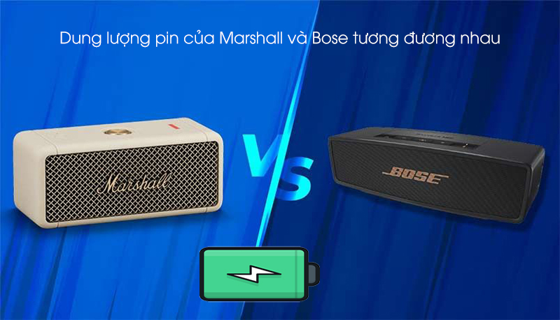So s&aacute;nh loa Marshall v&agrave; Bose