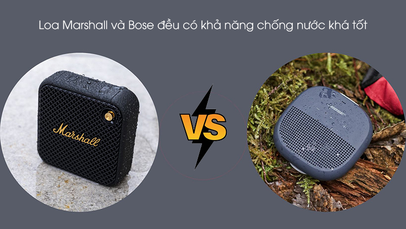 So s&aacute;nh loa Marshall v&agrave; Bose