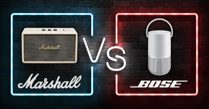 So s&aacute;nh loa Marshall v&agrave; Bose