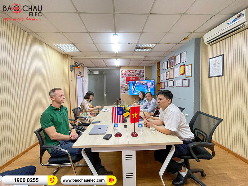 Đ&oacute;n tiếp Gi&aacute;m đốc Alto & Denon Professional khu vực Ch&acirc;u &Aacute; Th&aacute;i B&igrave;nh Dương Mr. Mark Spies sang thăm v&agrave; l&agrave;m việc tại Bảo Ch&acirc;u Elecv&agrave; BKSound. 