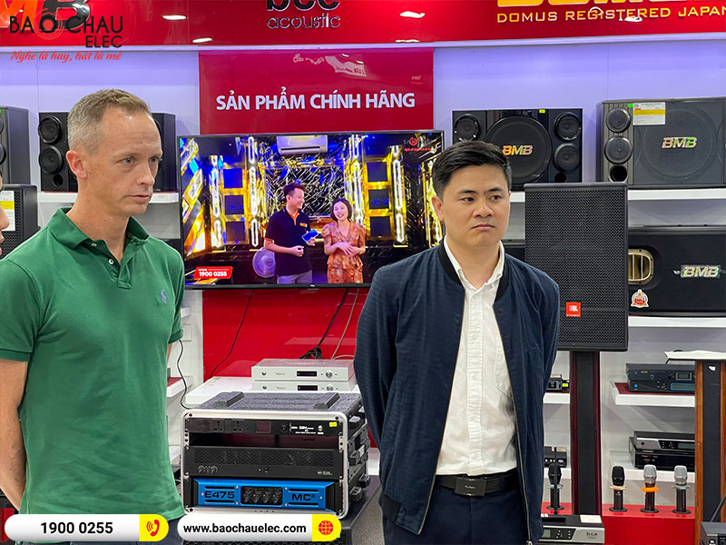 Đ&oacute;n tiếp Gi&aacute;m đốc Alto & Denon Professional khu vực Ch&acirc;u &Aacute; Th&aacute;i B&igrave;nh Dương Mr. Mark Spies sang thăm v&agrave; l&agrave;m việc tại Bảo Ch&acirc;u Elecv&agrave; BKSound. 