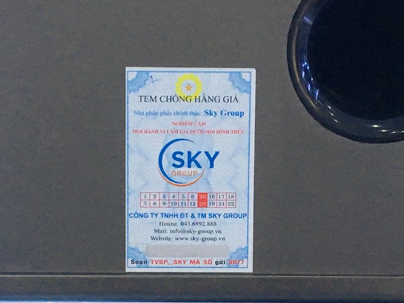 Tem ba sao ch&iacute;nh h&atilde;ng