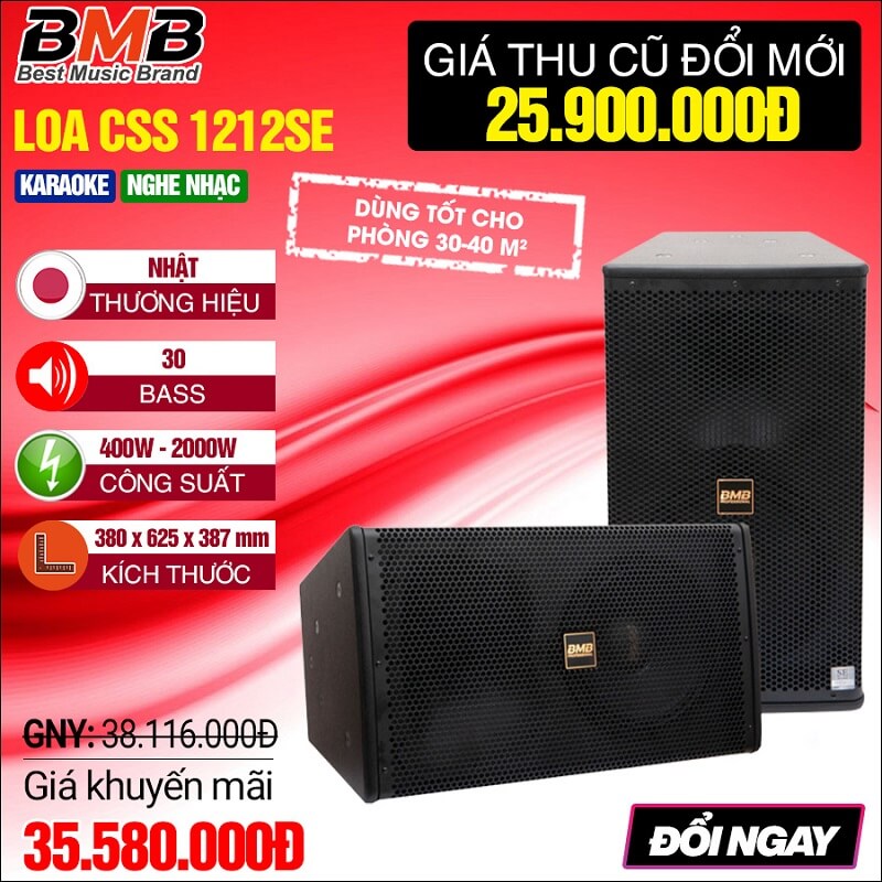 Loa karaoke BMB CSS 1212SE (Pro)