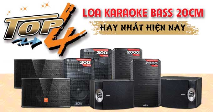Top 4 loa karaoke bass 20 cm hay nhất hiện nay 