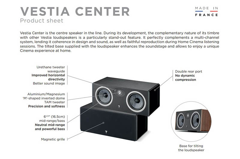 Focal ra mắt 5 mẫu Loa VESTIA Series mới, trang bị công nghệ củ loa tweeter TAM chữ M 