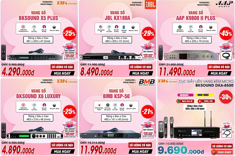 Cục đẩy, vang số c&agrave;ng sale c&agrave;ng sốc