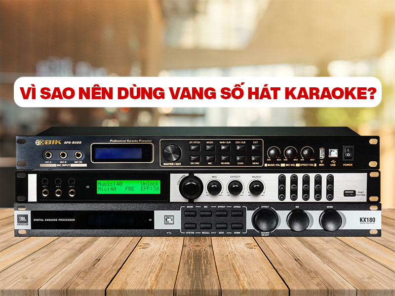 V&igrave; sao n&ecirc;n d&ugrave;ng vang số h&aacute;t karaoke?