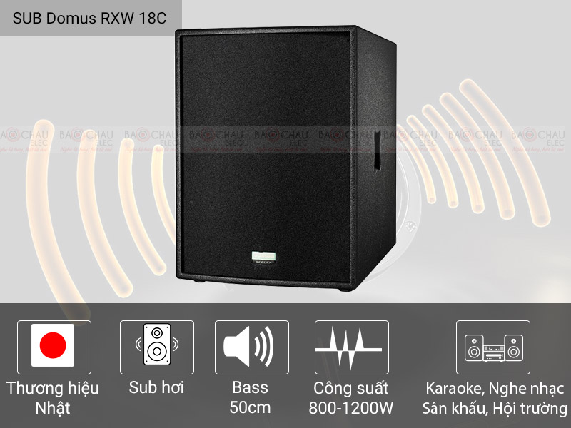 Loa sub Domus RXW 18C