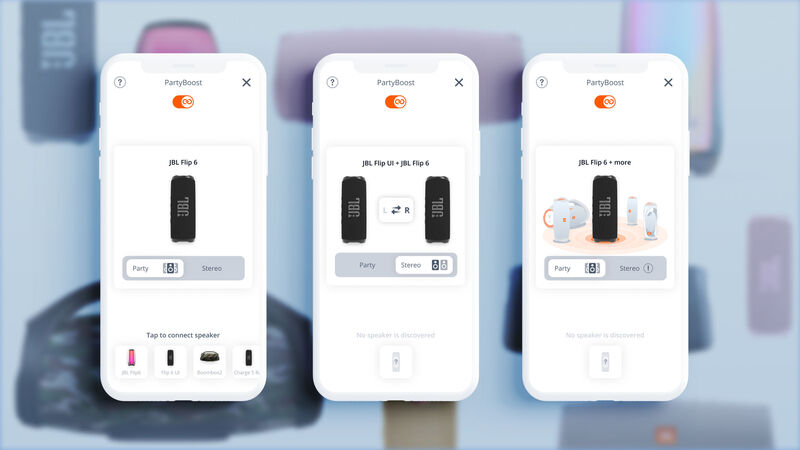 Ứng dụng điều khiển Loa JBL Partybox On the go trên điện thoại