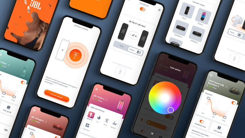 Ứng dụng điều khiển Loa JBL Partybox On the go trên điện thoại