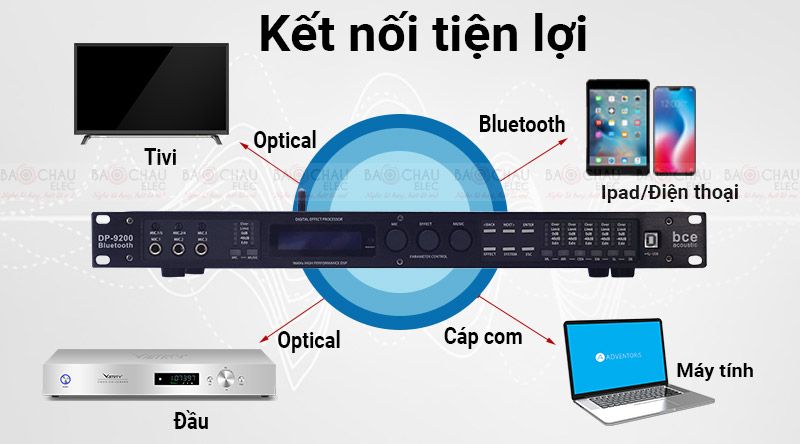 Vang số BCE 9200 Bluetooth chính hãng giá rẻ