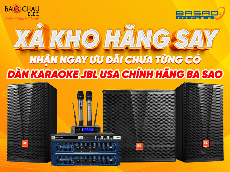 d&agrave;n karaoke jbl ch&iacute;nh h&atilde;ng ba sao