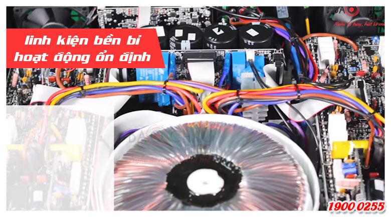 Cục đẩy Famousound 7208 hoạt động ổn định