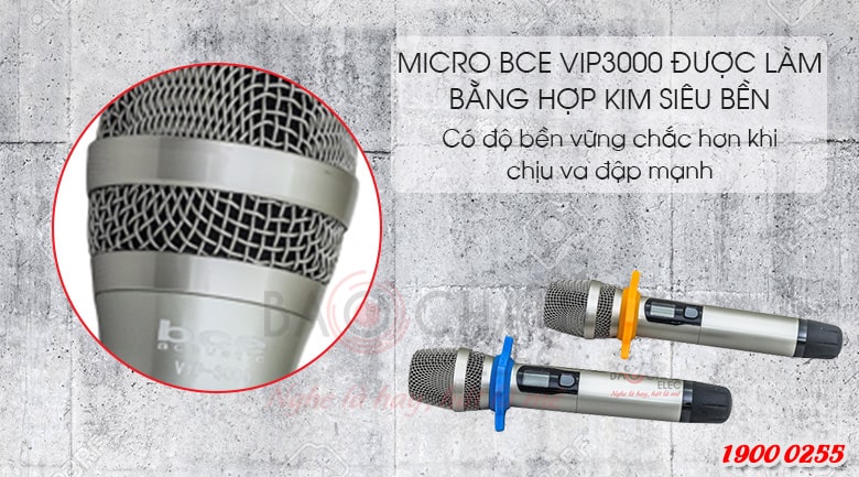 Micro kh&ocirc;ng d&acirc;y BCE VIP3000 ch&iacute;nh h&atilde;ng, gi&aacute; tốt