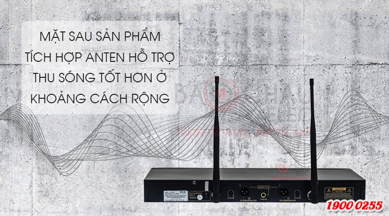 Micro kh&ocirc;ng d&acirc;y BCE VIP3000 thu ph&aacute;t s&oacute;ng mạnh ổn định