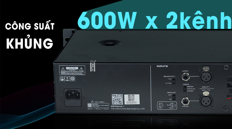 Cục đẩy công suất SAE CT6000 chính hãng giá tốt