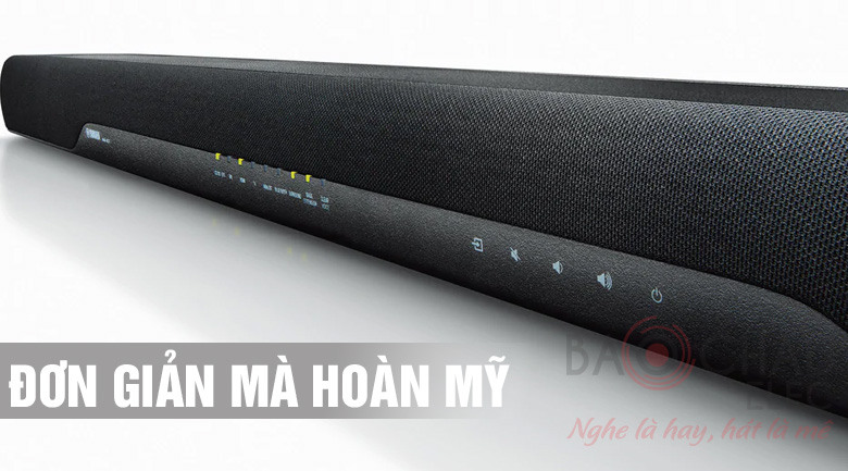 Loa soundbar Yamaha YAS-207 black: Phong cách đơn giản nhưng rất cá tính và chất lượng