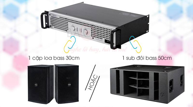 Cục đẩy SAE TX2400 c&ocirc;ng suất cực mạnh