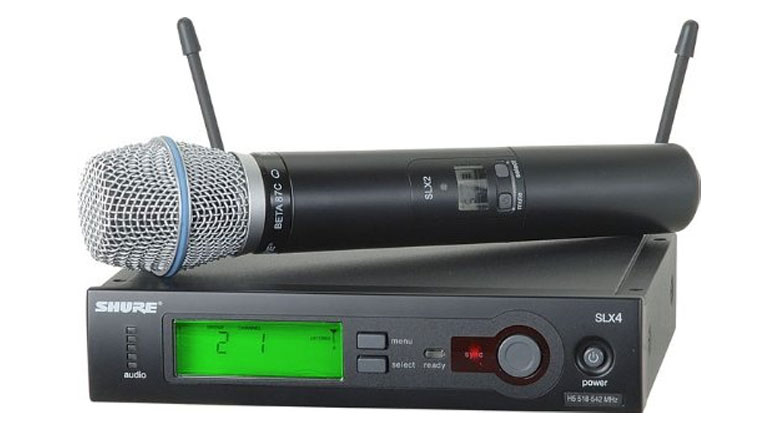 Micro Shure SLX24A/Beta87 (1 micro) bao gồm 2 thanh phần