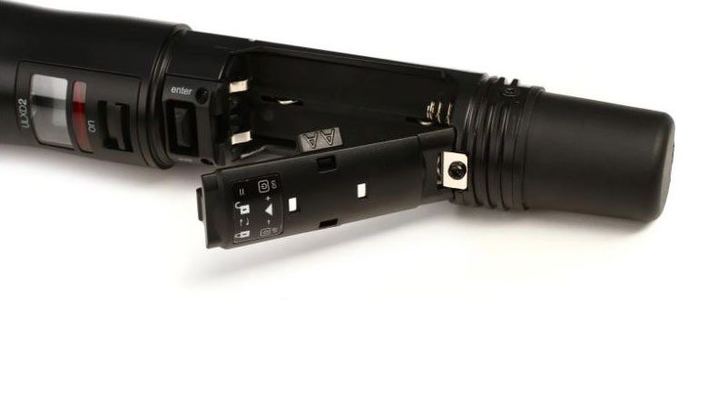 Phần đu&ocirc;i của tay micro Shure ULXD2/B58