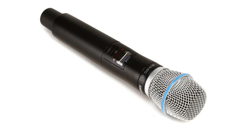 Tay micro Shure ULXD2/B87C sở hữu thiết kế nhỏ gọn, hiện đại