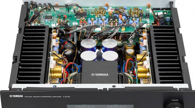 Linh kiện bên trong ampli Yamaha A-S1100 Black Linh kiện bên trong ampli Yamaha A-S1100 Black