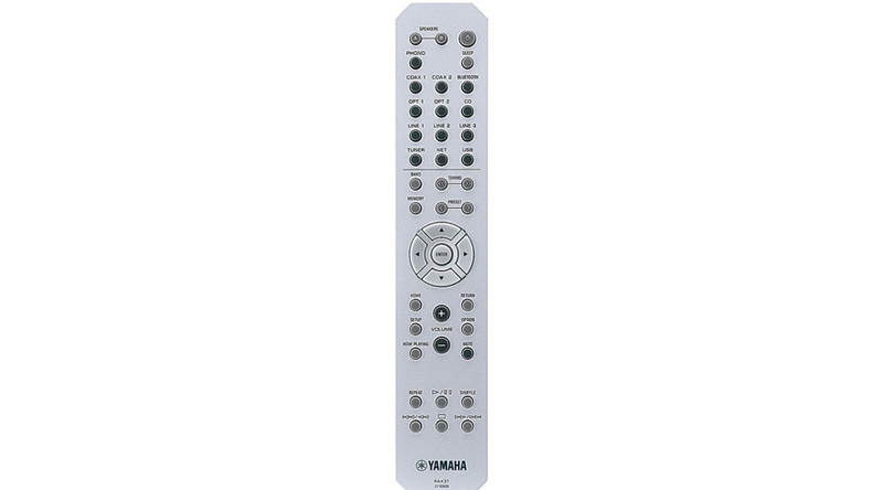 Amply Yamaha R N803 đi k&egrave;m c&ugrave;ng điều khiển từ xa m&agrave;u bạc 