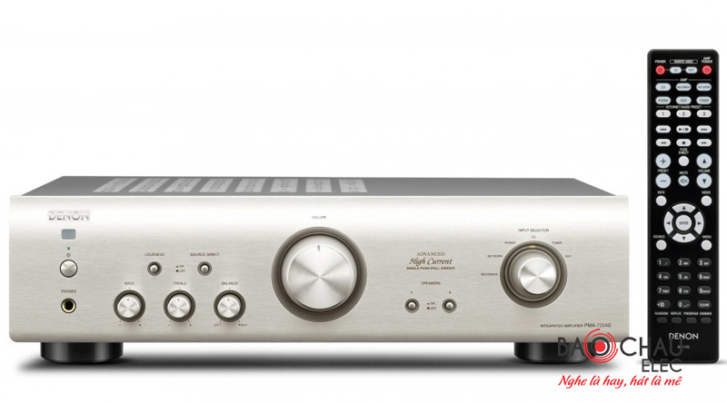 Amply Denon PMA 720AE là một trong những chiếc amply nghe nhạc gia đình hay, rất được ưa chuộng thuộc hãng Denon Nhật Bản