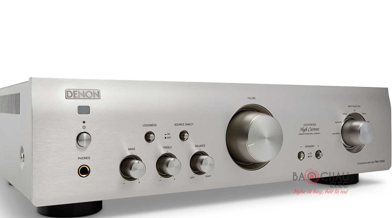 Là dòng amply chuyên về nghe nhạc nên bạn có thể sử dụng chiếc amply Denon PMA 720AE này để kết hợp với các dòng loa nghe nhạc như loa Jamo, loa Klipsch... để cho bộ dàn nghe nhạc cực hay. 