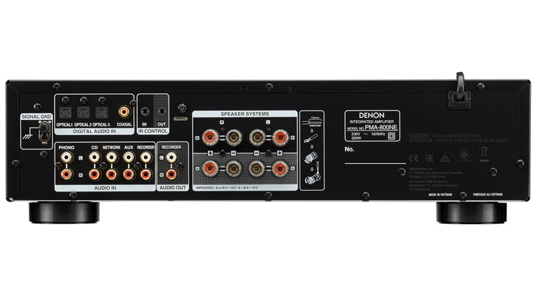 Amply Denon PMA-800NE mặt sau