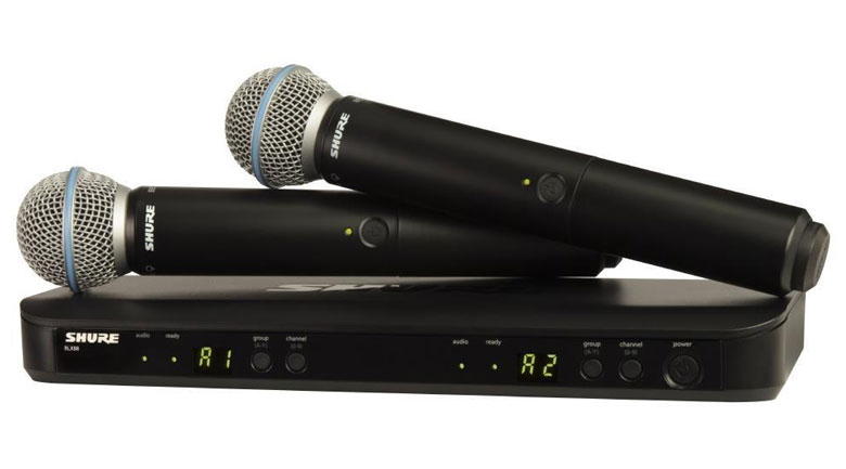 Micro Shure BLX288A/B58 nhỏ gọn, sang trọng