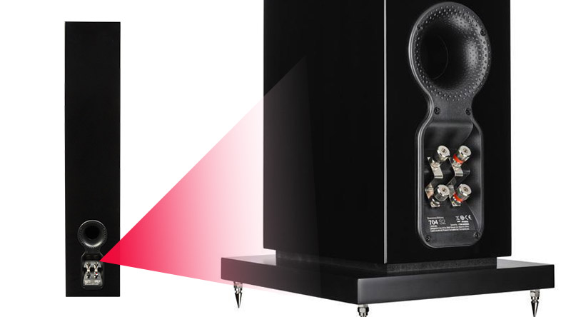 Loa B&W 704 S2 với hệ thống cổng tho&aacute;t hơn, cổng kết nối đa dạng 