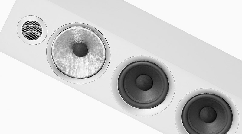 Loa B&W 704 S2 hệ thống 4 loa, 3 đường tiếng cho &acirc;m thanh đầy đủ c&aacute;c dải tần 