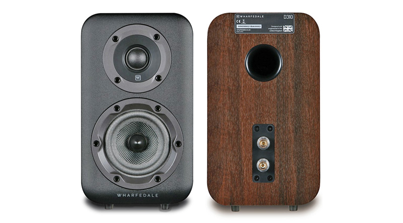 C&ocirc;ng kết nối của Loa nghe nhạc Wharfedale D320 đặt ở mặt sau