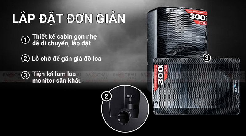 Loa Alto TX208 kh&aacute; gọn nhẹ