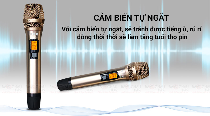 ​​​​Micro kh&ocirc;ng d&acirc;y BCE UGX12 gold th&ocirc;ng minh