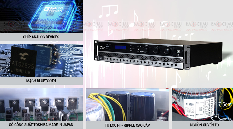 đẩy liền vang bksound DP 3500 hiện đại