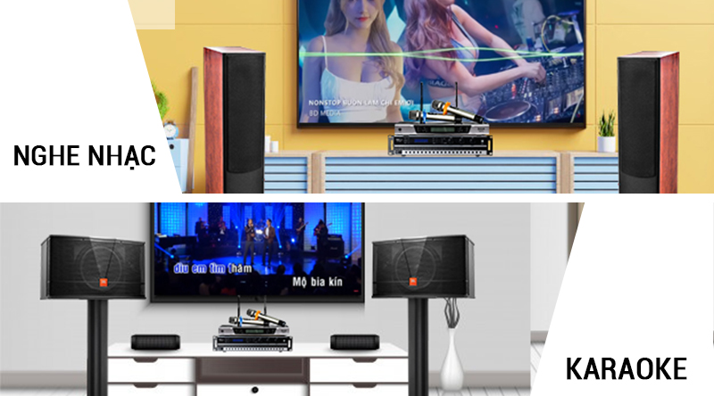 Đẩy liền vang bksound dp 3500 căn chỉnh âm thanh tốt