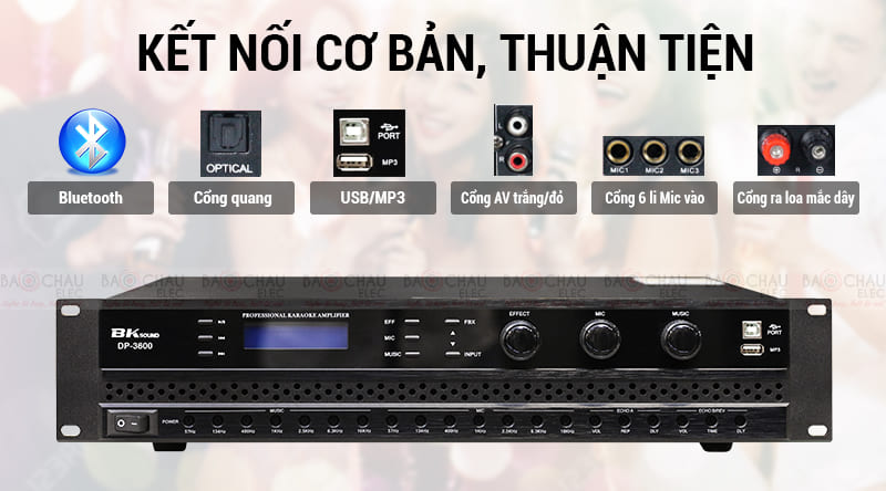 Cục đẩy liền vang BKsound DP3600 mang đến cho người d&ugrave;ng trải nghiệm giải tr&iacute; tuyệt vời
