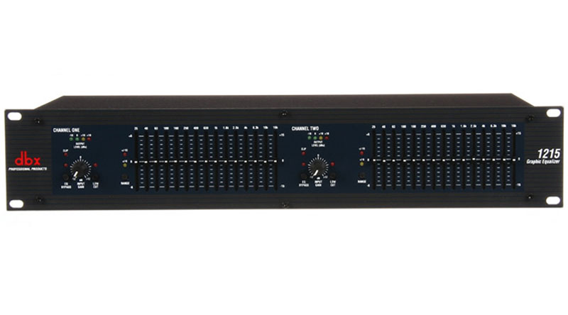 Equalizer DBX 1215 cấu tạo 2 kênh kép