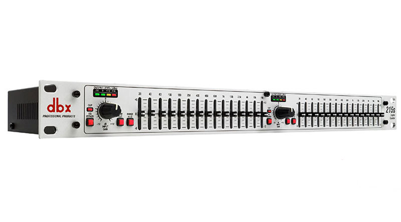 Equalizer DBX 215s sở hữu dải tần rộng
