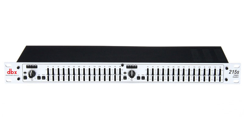 Equalizer DBX 215s sử dụng 2 kênh riêng biệt