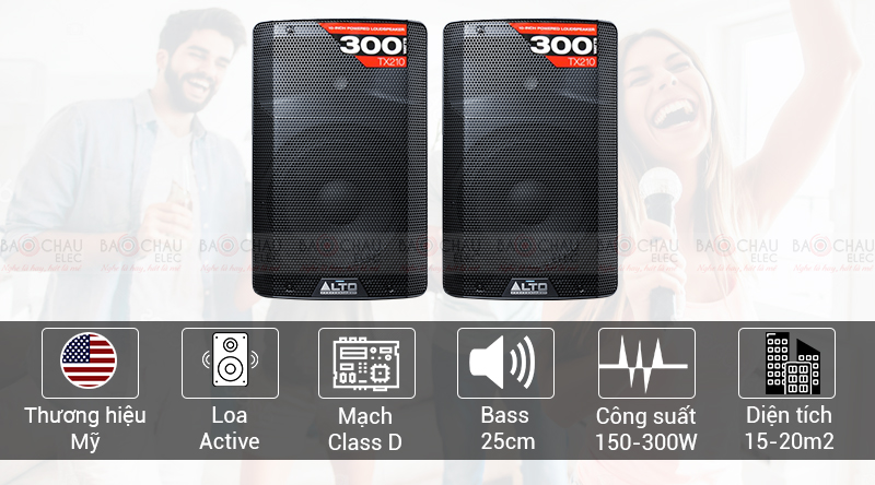 loa Alto TX210 thiết kế hiện đại, chất âm mạnh mẽ