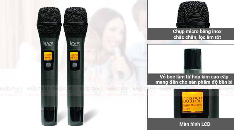 Thiết kế Micro kh&ocirc;ng d&acirc;y BCE U900