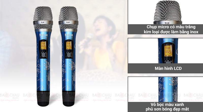 Tay micro kh&ocirc;ng d&acirc;y BCE UGX12 Plus Luxury thiết kế đẹp mắt