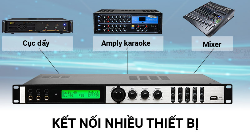 Vang số Bksound X6 Luxury hỗ trợ nhiều nguồn &acirc;m thanh