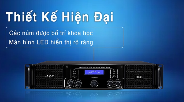 Cục đẩy 4 k&ecirc;nh AAP TD8004 ch&iacute;nh h&atilde;ng gi&aacute; tốt