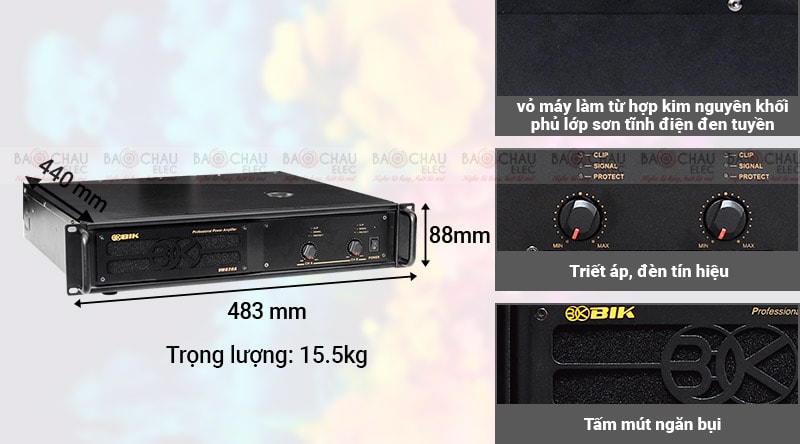 Cục đẩy c&ocirc;ng suất BIK VM 620A
