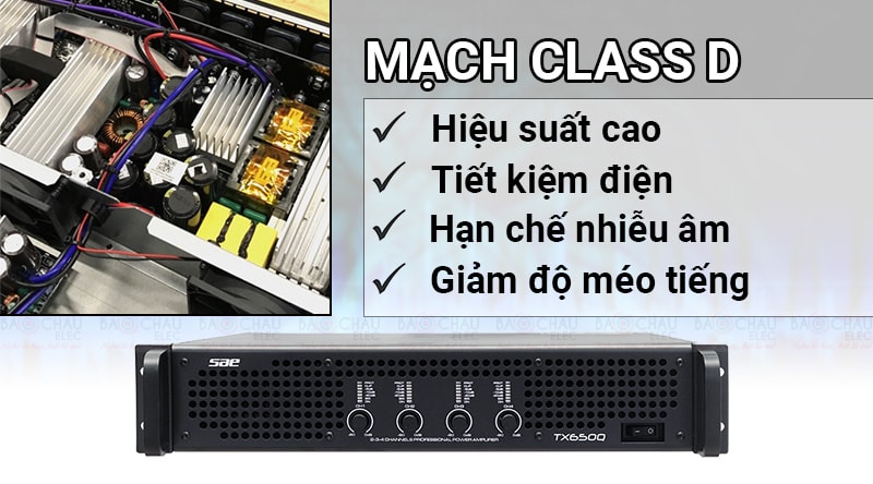 Cục đẩy c&ocirc;ng suất SAE TX650Q